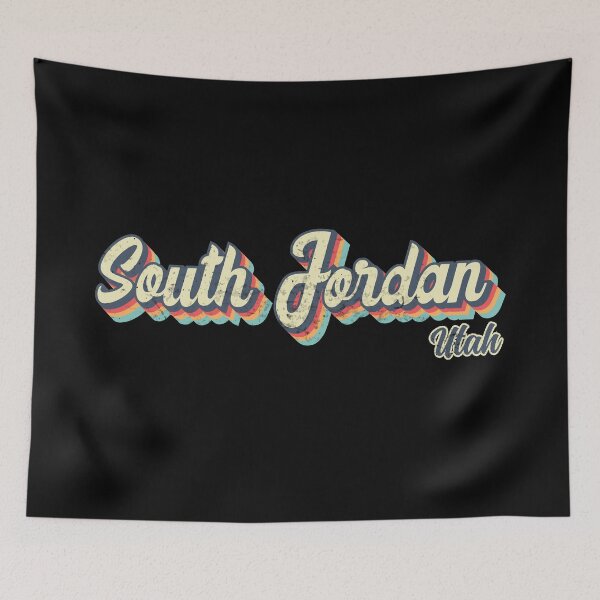 Item preview, South Jordan City Utah Retro Vintage 70s rainbow designed and sold by Teelogic.