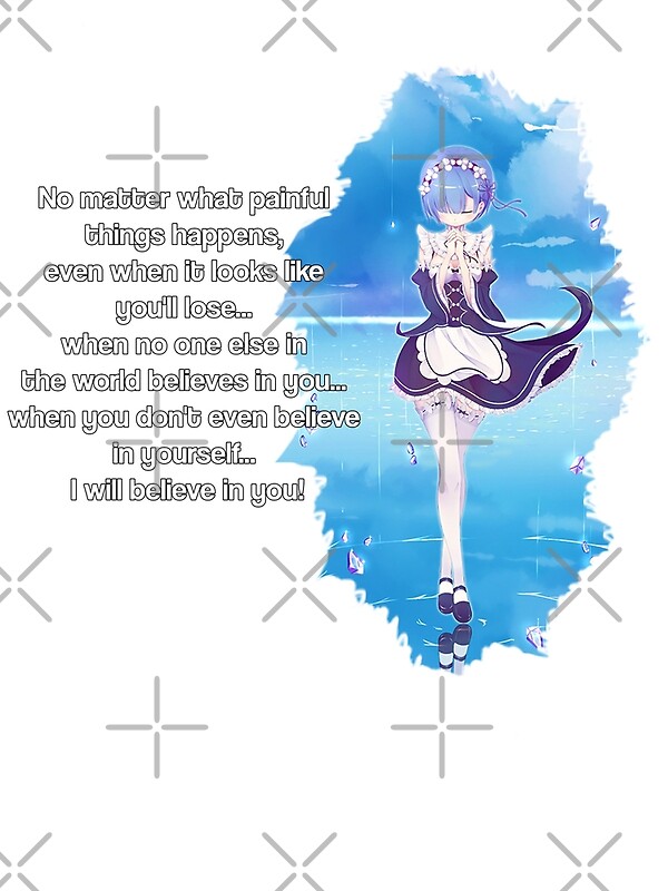 "Rem quote ReZero" Art Prints by Kurocchi Redbubble