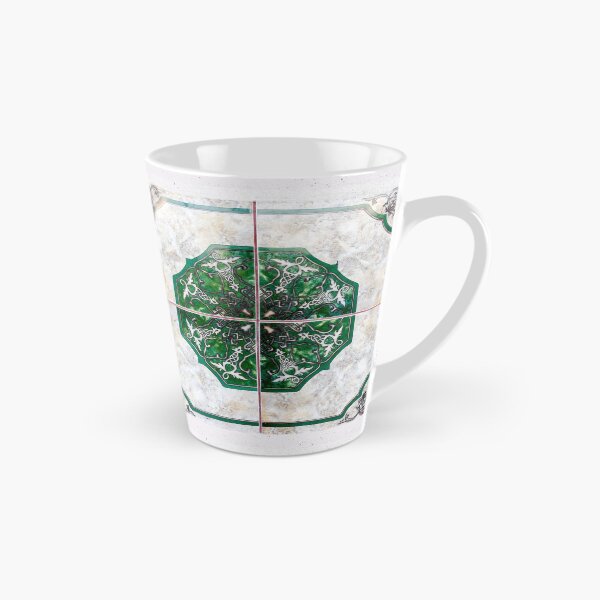 Item preview, Intricate Green and Marble Tile Pattern designed and sold by MyQueendom.