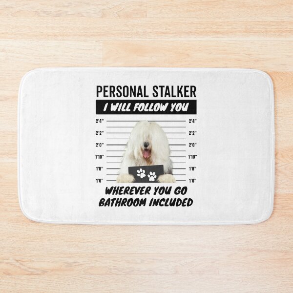 Artikelvorschau, Persönlicher Stalker – Old English Sheepdog entworfen und verkauft von More Cute Dogs.