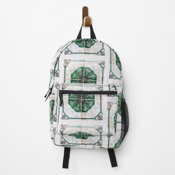 Item preview, Intricate Green and Marble Tile Pattern designed and sold by MyQueendom.
