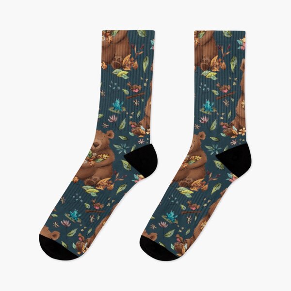 Item preview, Spring Time Bear Pattern designed and sold by Jade Lawley.