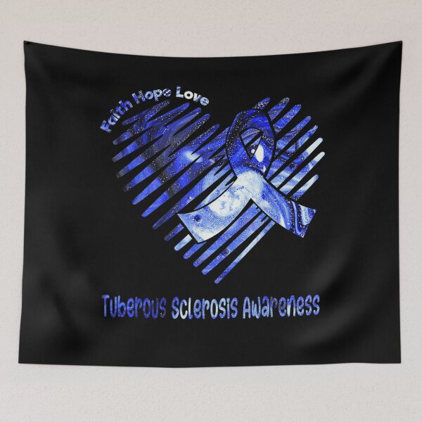 Item preview, Faith Hope Love Tuberous Sclerosis Awareness  designed and sold by HeulwenShop.