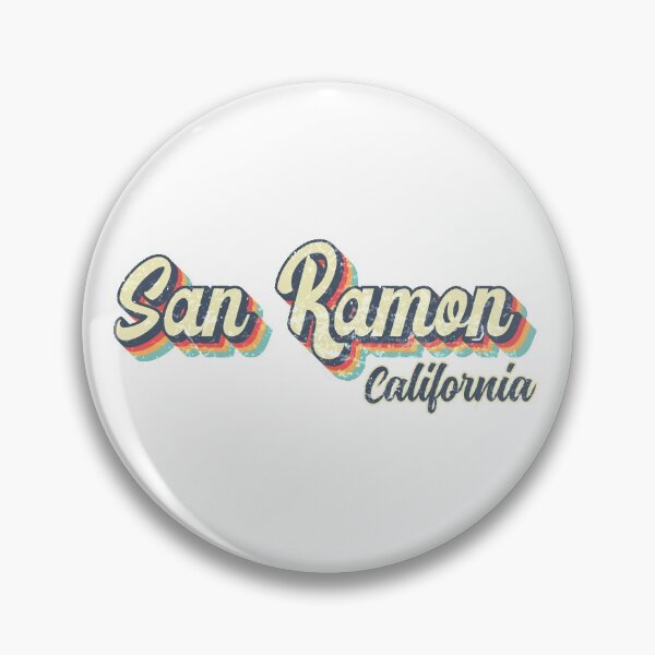 Item preview, San Ramon City California Retro Vintage 70s rainbow designed and sold by Teelogic.