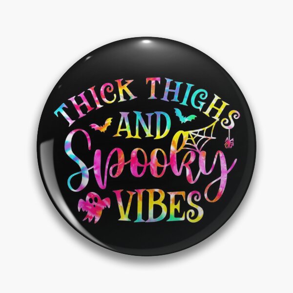 Item preview, Tie Dye Thick Thighs And Spooky Vibes Halloween Night Party  designed and sold by BaldricShop.