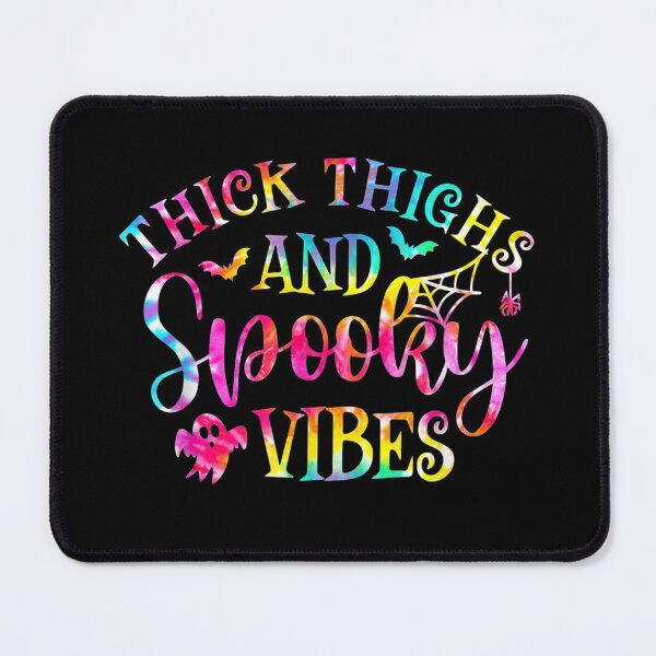 Item preview, Tie Dye Thick Thighs And Spooky Vibes Halloween Night Party  designed and sold by BaldricShop.