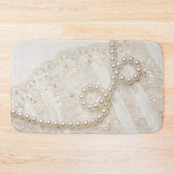 Item preview, White wedding lace and pearls  designed and sold by Lefteris Betsis.