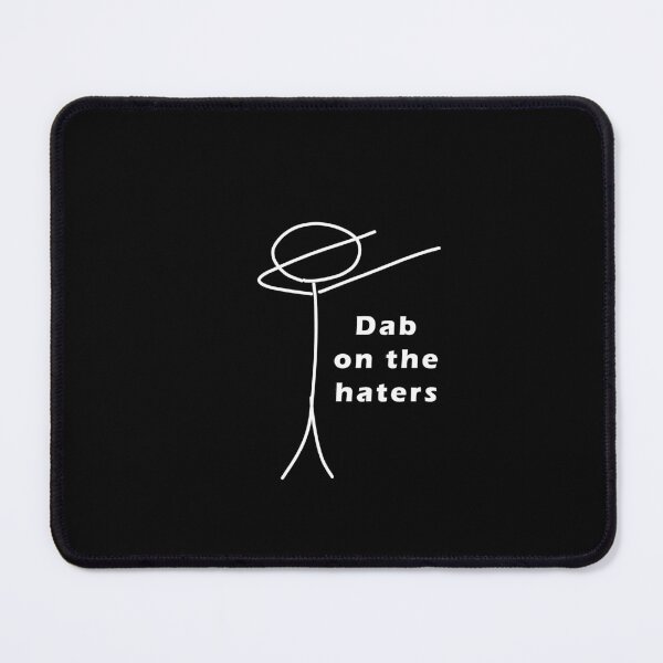 Item preview, Dab on the Haters | Stickman | Stick figure white designed and sold by Drecksseite.