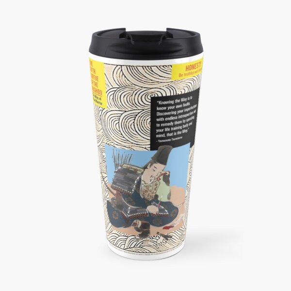 The Fifth Virtue of the Bushido – HONESTY Travel Mug
