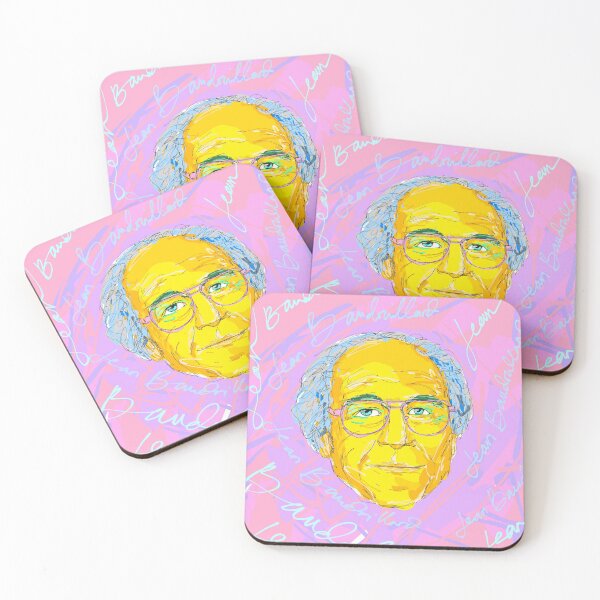 Item preview, Jean Baudrillard Illustration designed and sold by KennyLucky.
