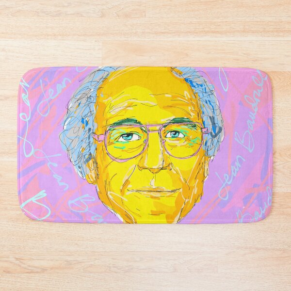 Item preview, Jean Baudrillard Illustration designed and sold by KennyLucky.