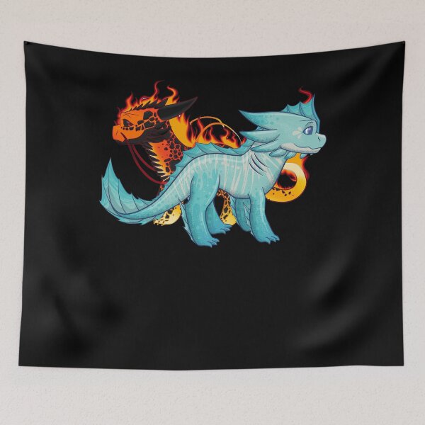 Item preview, water and fire fury's dragons designed and sold by LinaSchmitz.