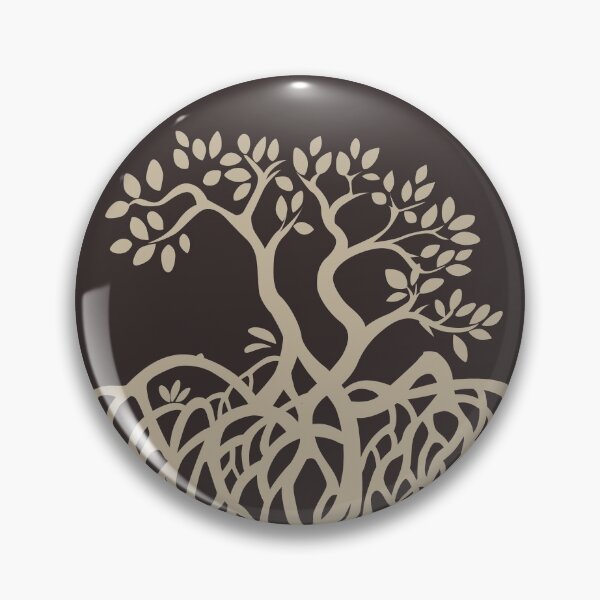 Item preview, Vector Mangrove Tree Silhouette - Beige designed and sold by jamiesoondesign.