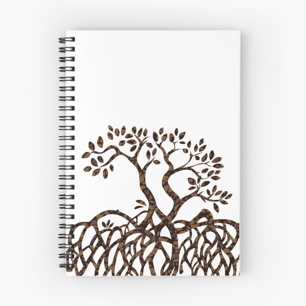 Item preview, Vector Mangrove Tree Silhouette - Beige designed and sold by jamiesoondesign.