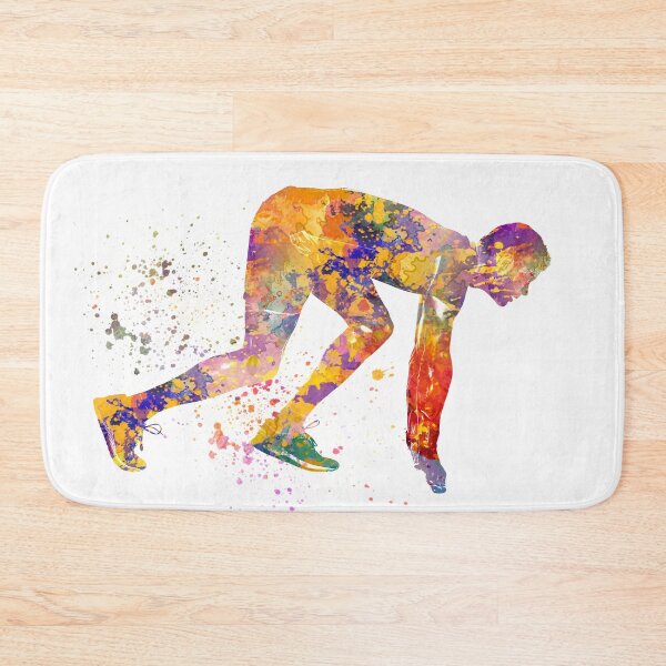 Item preview, Runner in watercolor designed and sold by paulrommer.