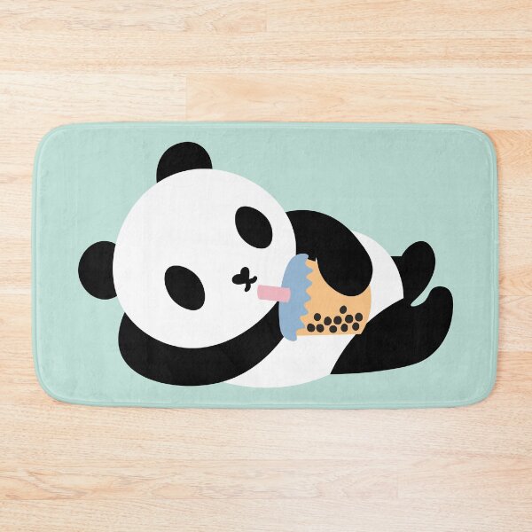 Item preview, panda bubble tea designed and sold by KucingLucu.