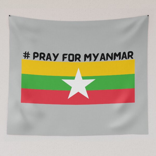 Item preview, Pray for Myanmar designed and sold by TrulyRested.