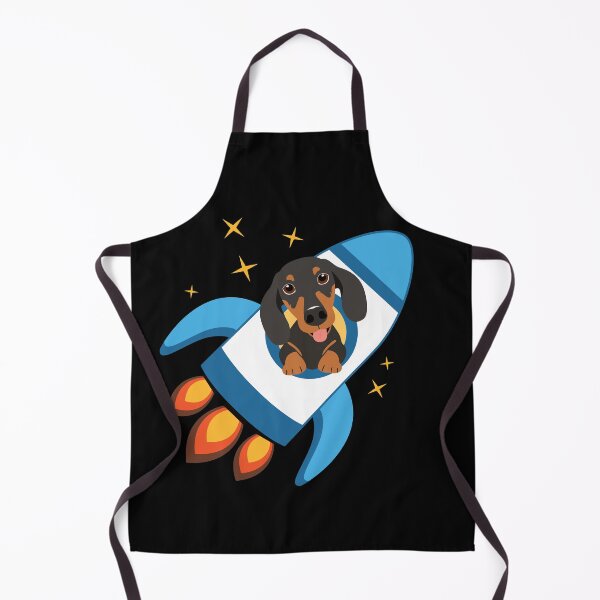 Artikelvorschau, Lustiger Dackel Dackel Weltraumrakete entworfen und verkauft von Lulupainting.