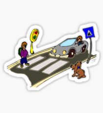 Crosswalk Sticker