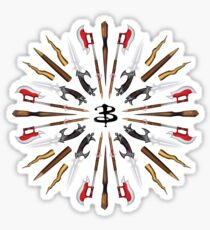 Buffy Mandala Sticker