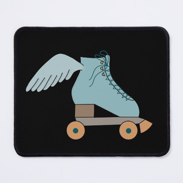 Item preview, Copy of Blue and orange roller skate with wings designed and sold by -Lily-Anne-.
