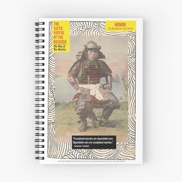Item preview, The Sixth Virtue of the Bushido – HONOR designed and sold by TheArtBarCafe.