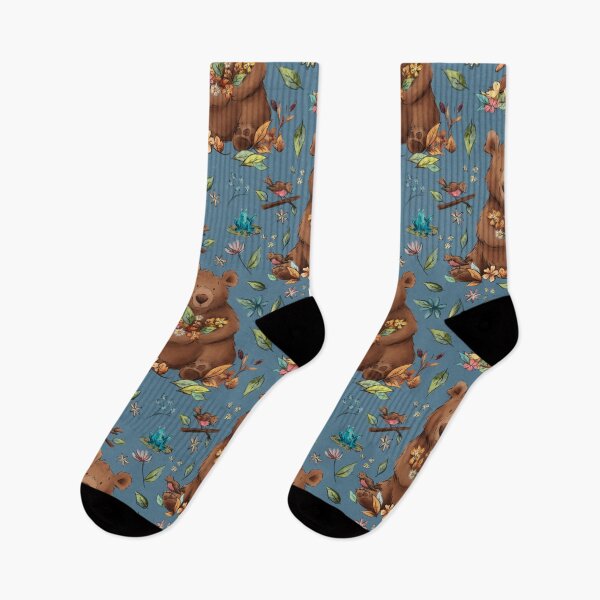 Item preview, Spring Time Bear Pattern designed and sold by Jade Lawley.