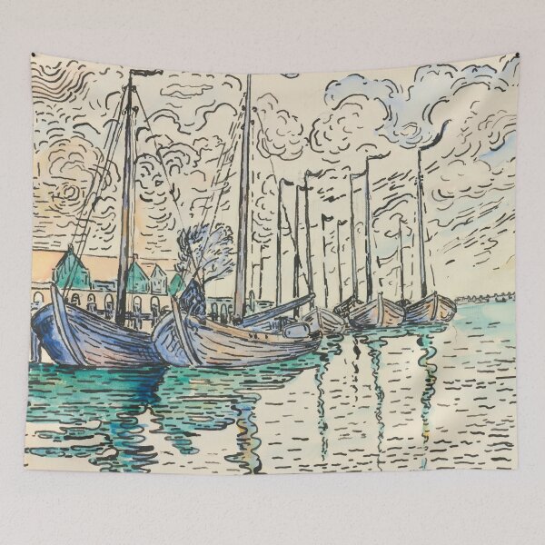 Item preview,  Paul Signac "Volendam, Barques De Pêche" designed and sold by sunny-007.