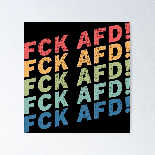 Item preview, FCK AFD designed and sold by wunderfamily.