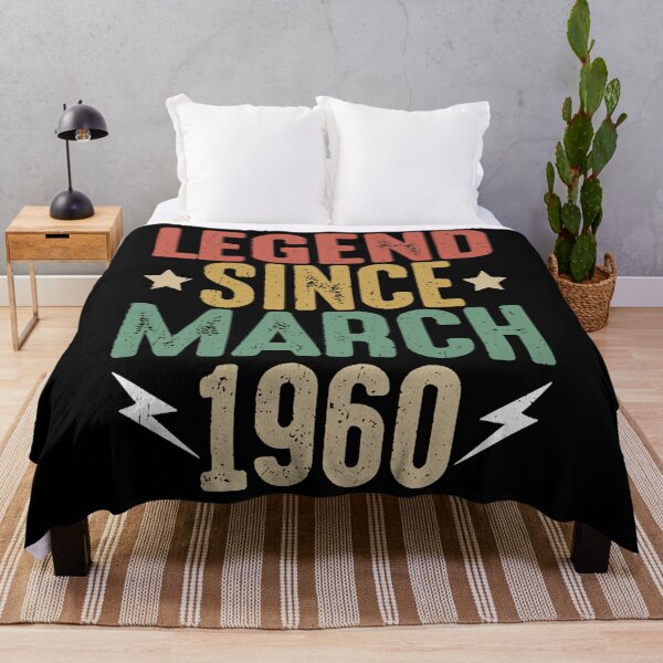 Item preview, 61th Birthday Legend Since March 1960 gift  designed and sold by Jackvne74.