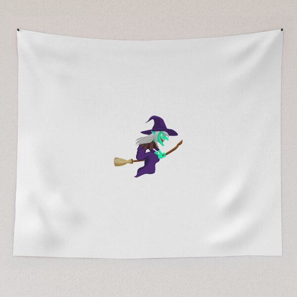 Item preview, witch riding brooms on a dark desert highways halloween designed and sold by BROWNEESHOUSE.