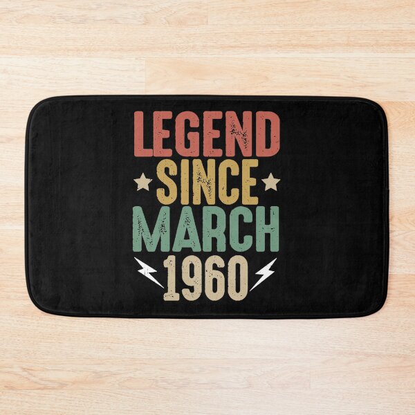Item preview, 61th Birthday Legend Since March 1960 gift  designed and sold by Jackvne74.