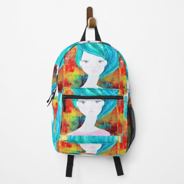 Item preview, "Size me up" - beautiful female face drawing by CoolCleverCute designed and sold by CoolCleverCute.