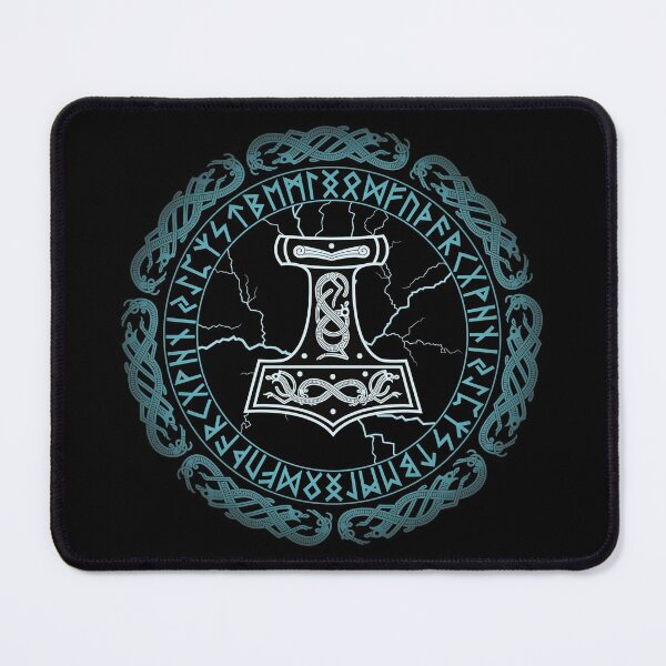 Item preview, Mjölnir Hammer of Thor Runes designed and sold by Beltschazar.