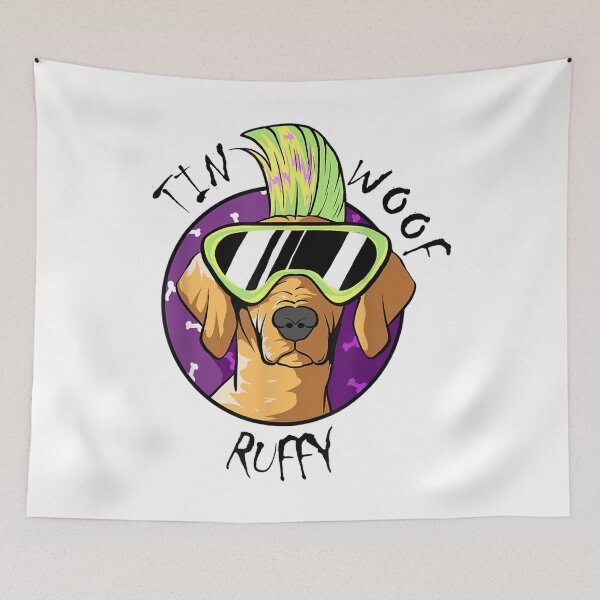 Item preview, Funny Techno Rock Inspired Dachshund Weiner Dog with Mohawk  designed and sold by GerdaShop.