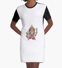Durga Graphic T-Shirt Dress