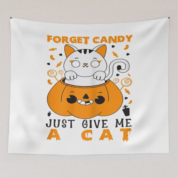 Item preview, Womens forget candy just give me a cat halloween cats 2021  designed and sold by GodivaShop.