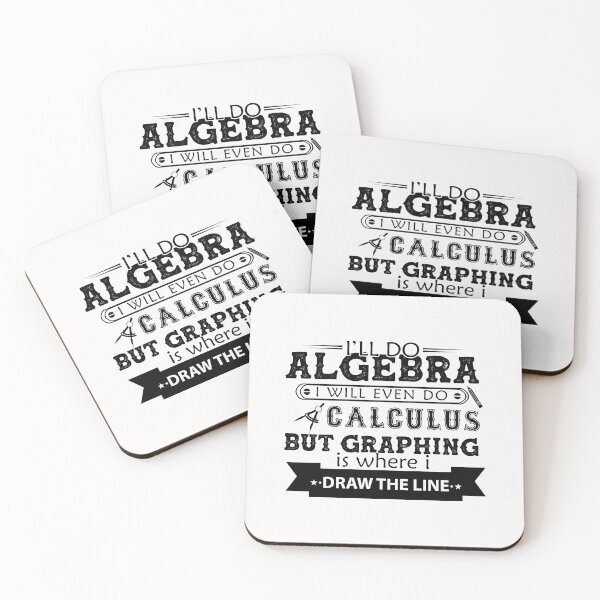 Aperçu de l'œuvre Je ferai de l'algèbre, je ferai même du calcul, mais c'est sur le graphique que je trace la ligne créée et vendue par AuroraApparel.