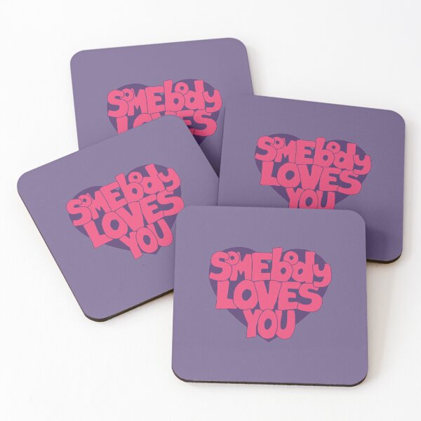 Item preview, Somebody Loves You - Pink & Purple designed and sold by Crystal Heart CS.