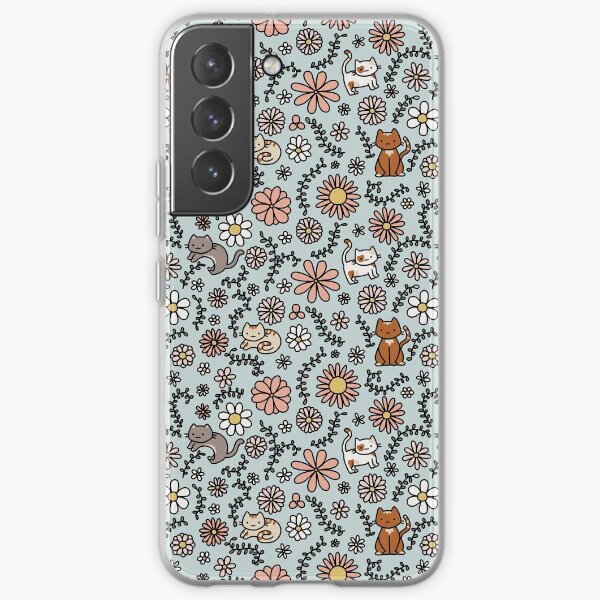 Flower Meower Samsung Galaxy Soft Case
