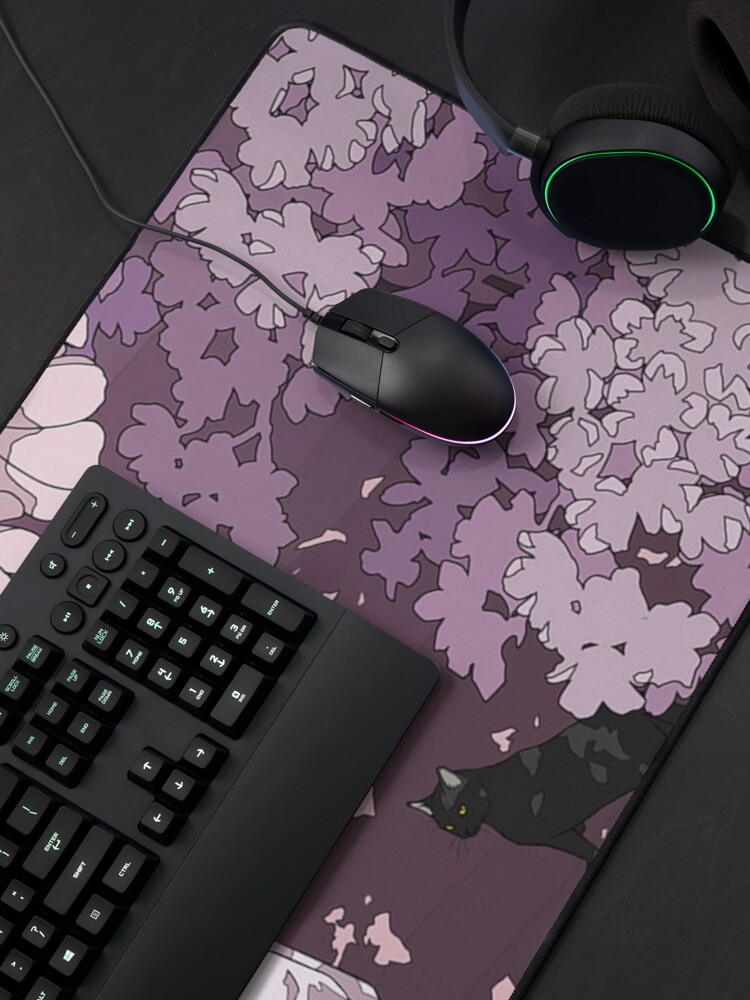 Alternate view of Aesthetic Anime Sakura Mouse Pad