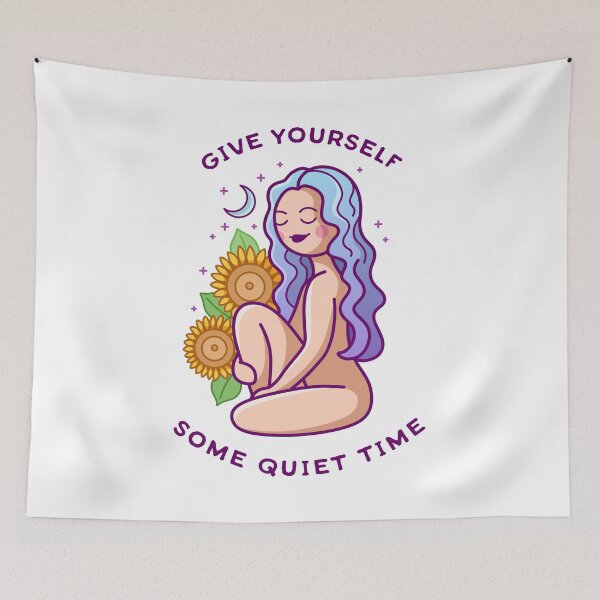 Item preview, Give Yourself Some Quiet Time designed and sold by sombrasblancas.