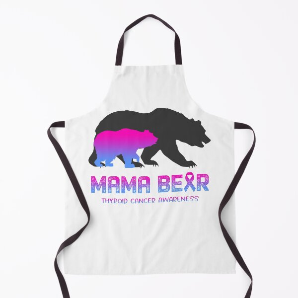 Item preview, Thyroid Cancer Awareness Mama Bear Support Thyroid Cancer designed and sold by Victormoratalla.