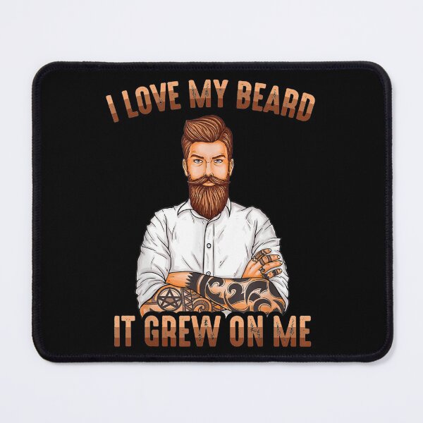 Item preview, Jokes Love Beard Grew Funny Joke designed and sold by donnagia.