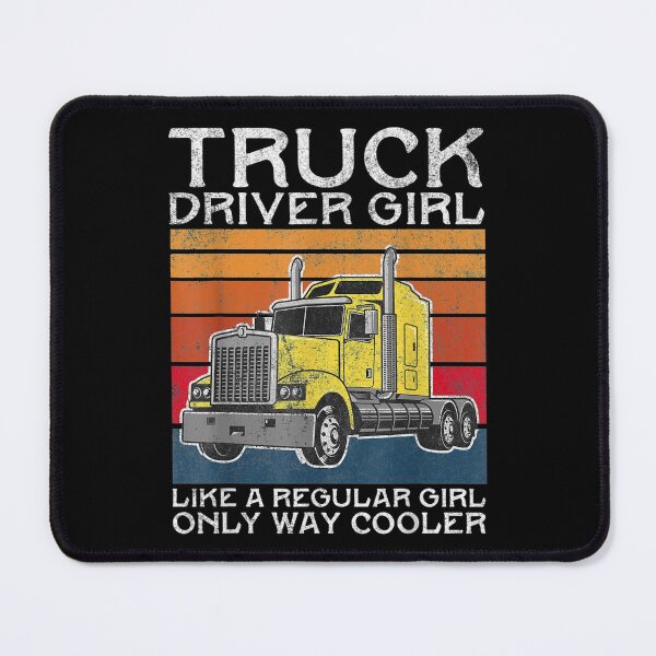 Item preview,  Truck Driver Girl Cooler Funny Lady Trucker Trucking designed and sold by dianev79.