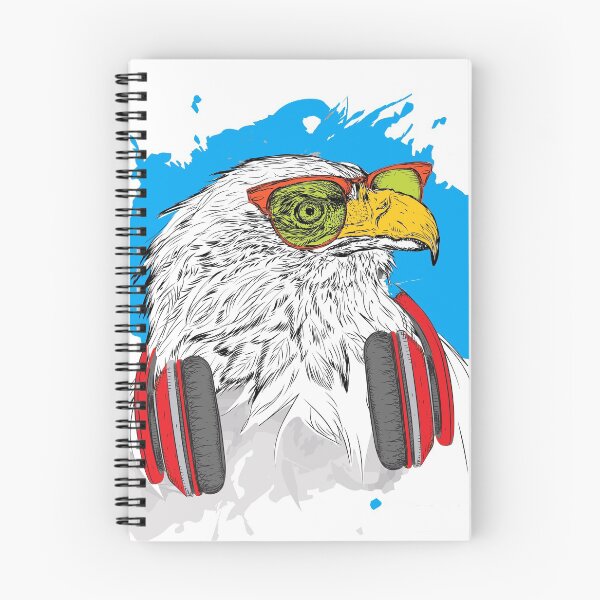 Item preview, American Eagle with Headphones Animal Lover Christmas Gift designed and sold by JumboExclusive.
