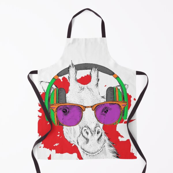 Artikelvorschau, Giraffe mit Kopfhörern Tierliebhaber Weihnachtsgeschenk entworfen und verkauft von JumboExclusive.