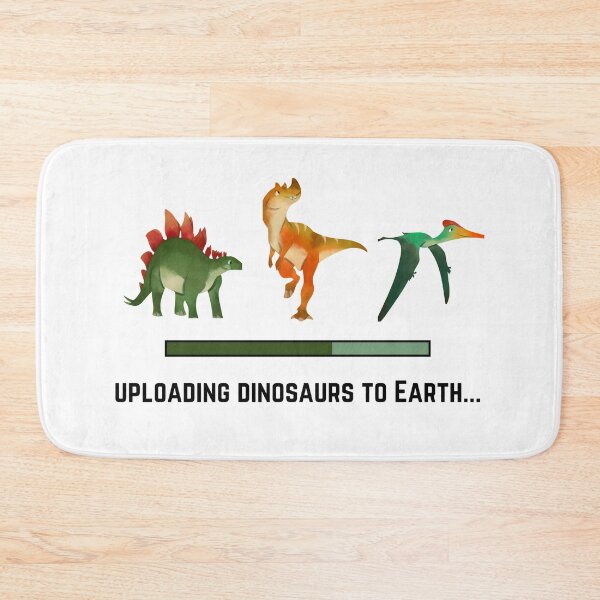 Item preview, Uploading Dinosaurs to Earth Kids (T-rex, stegosaurus, pterodactyl) designed and sold by chloeinca.