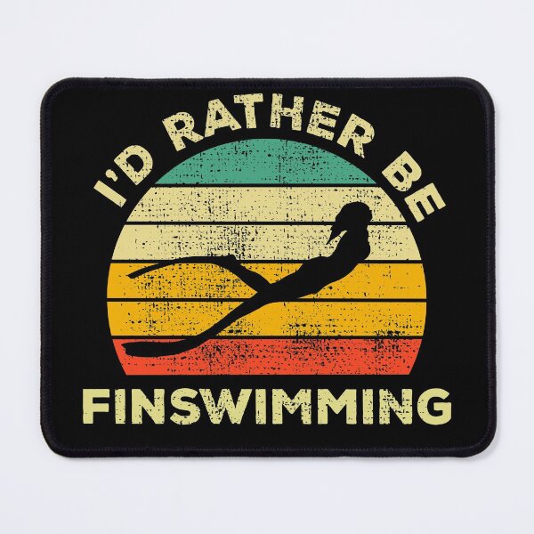Item preview, I’d Rather Be Finswimming Vintage Gift For Finswimmers designed and sold by JokeGysen.