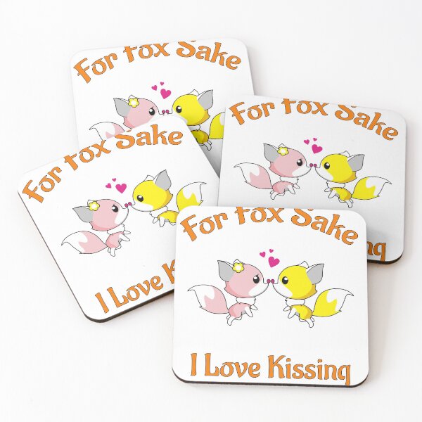 Item preview, For Fox Sake I Love Kissing designed and sold by PolarNightNomad.